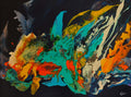 Where sea meets fire - Original painting